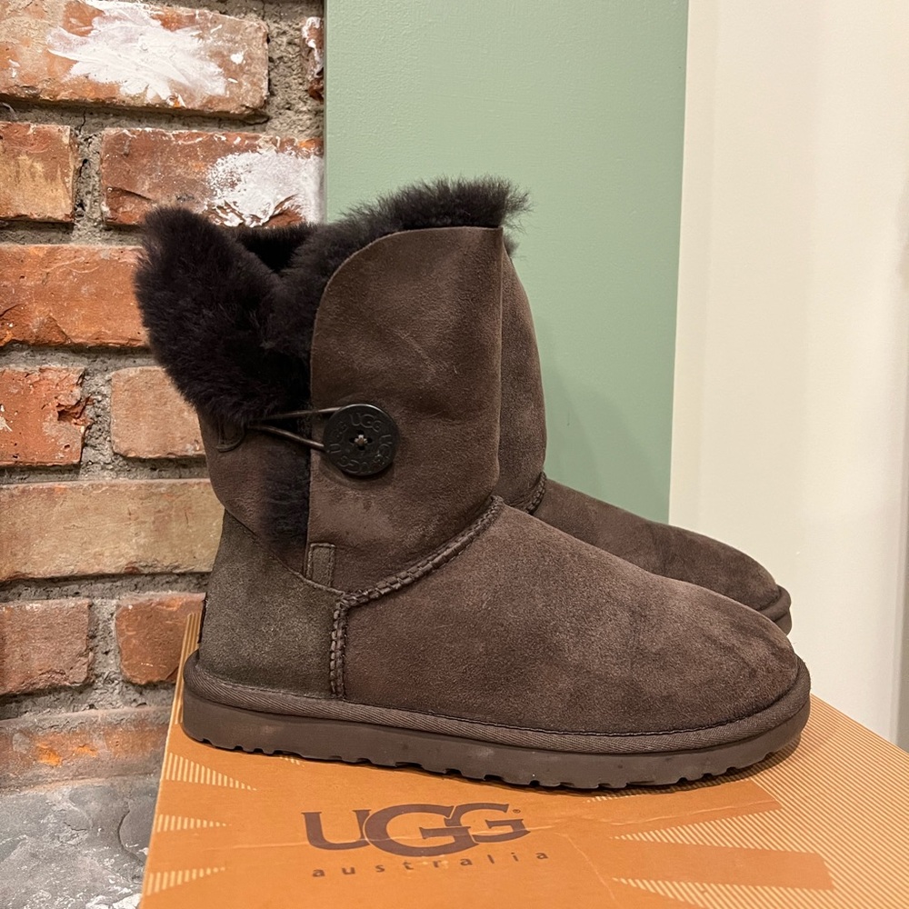 Ugg Bailey Button Boots - Brown - image 2